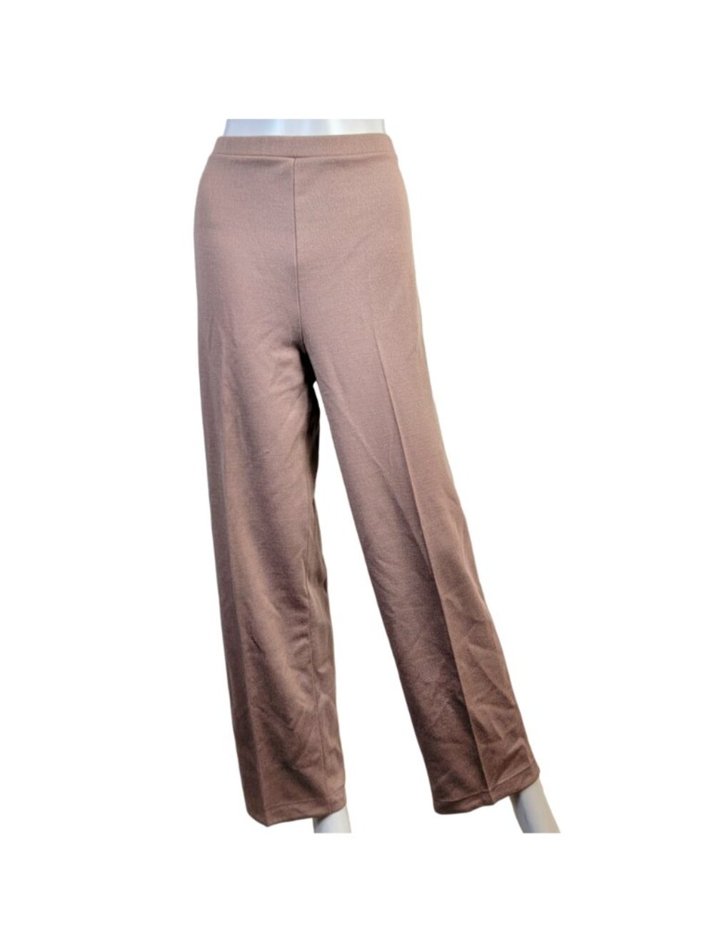 Vintage 70s Suit Women Large 14 Brown Jacket High Rise Straight Pants Retro Work - Picture 4 of 16